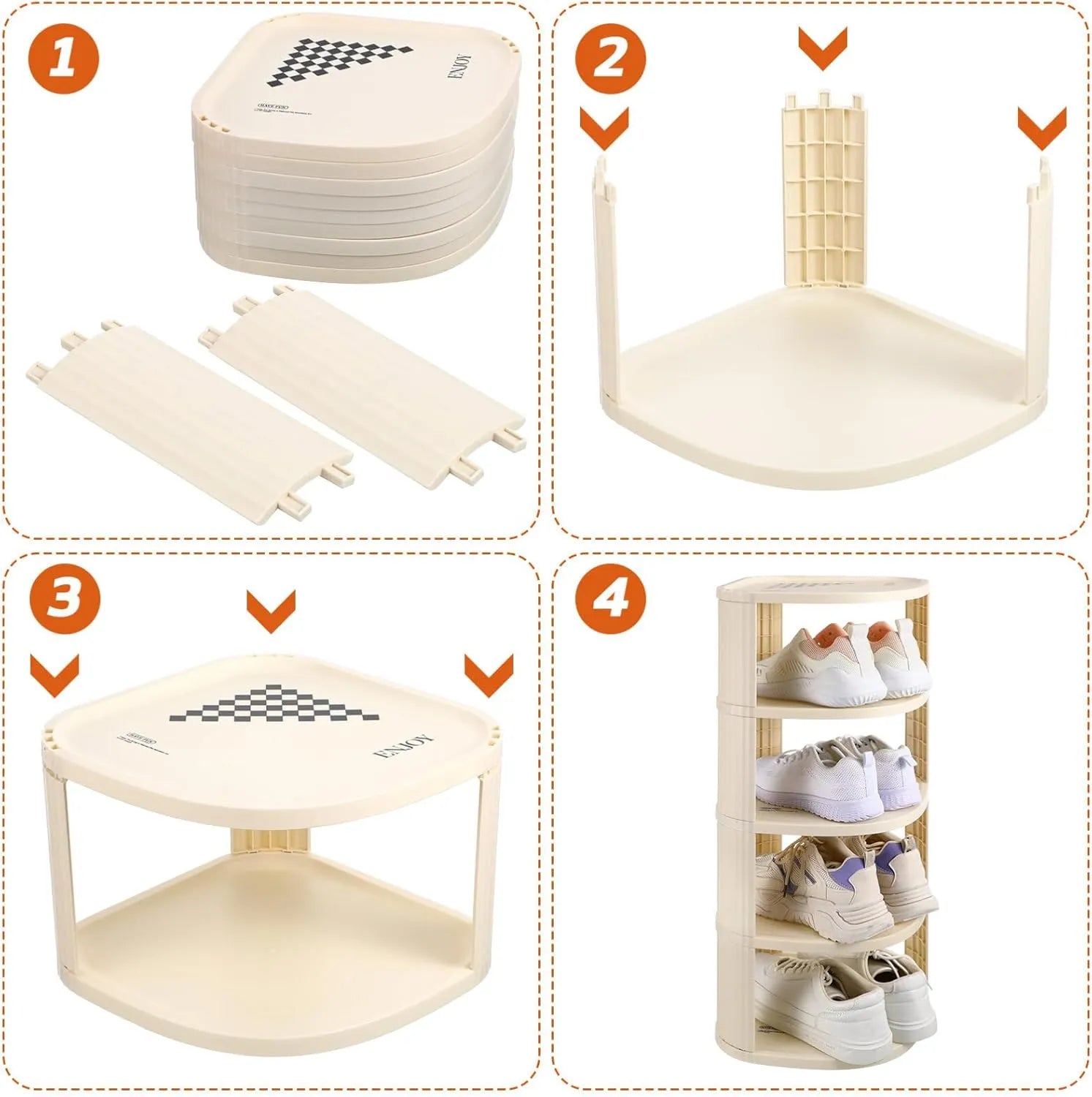 👟 Vertical Tower Shoe Rack