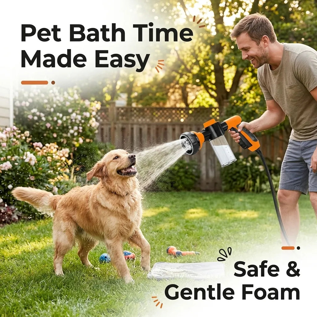 🚿 Foam Sprayer Gun for Garden Hose
