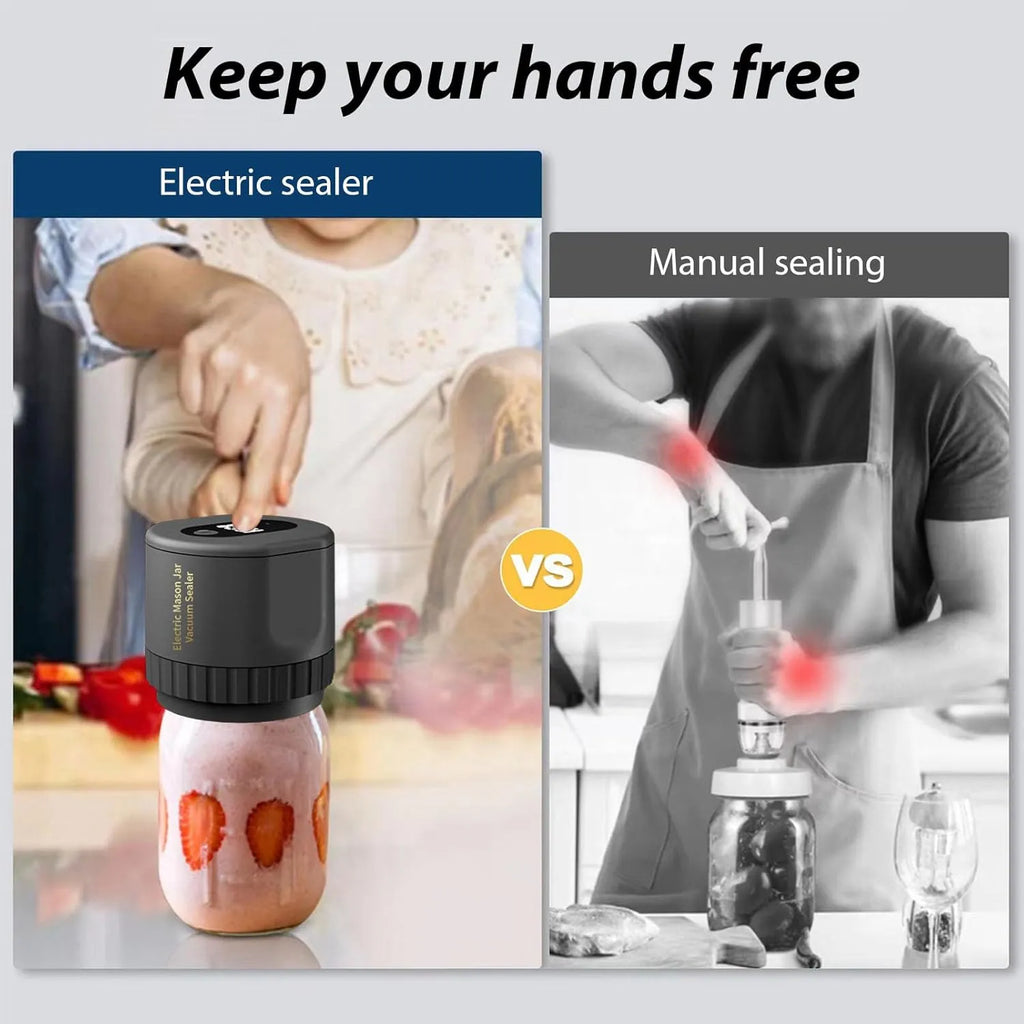 Rechargeable Electric Mason Jar Vacuum Sealer