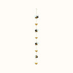 🐝 Whimsical Bee Rain Chain Decor – Hanging Bee Cup Rain Catcher for Gutters & Garden Décor