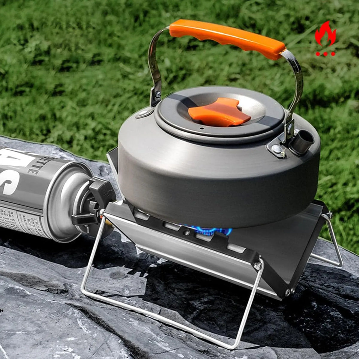 🔥 Camping Stove Outdoor Portable Windproof High-Power Cassette Gas Stove