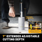 Inside PVC Pipe Cutter with Diamond Grit Cutting Wheel – Precision Cutting for Plumbing Projects