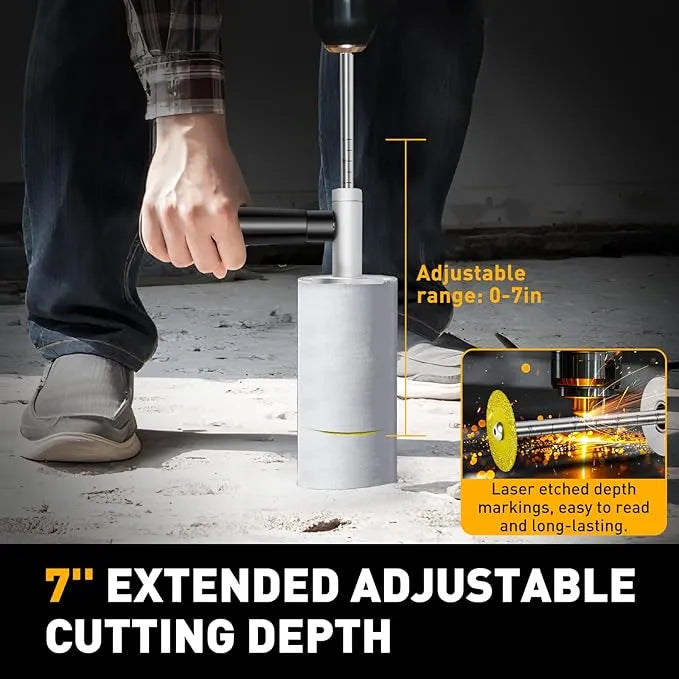 Inside PVC Pipe Cutter with Diamond Grit Cutting Wheel – Precision Cutting for Plumbing Projects