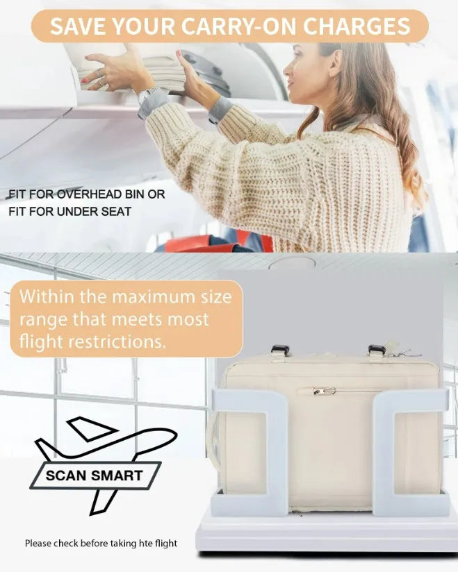 ✈️ Small Hand Luggage Backpack for Airplane Travel