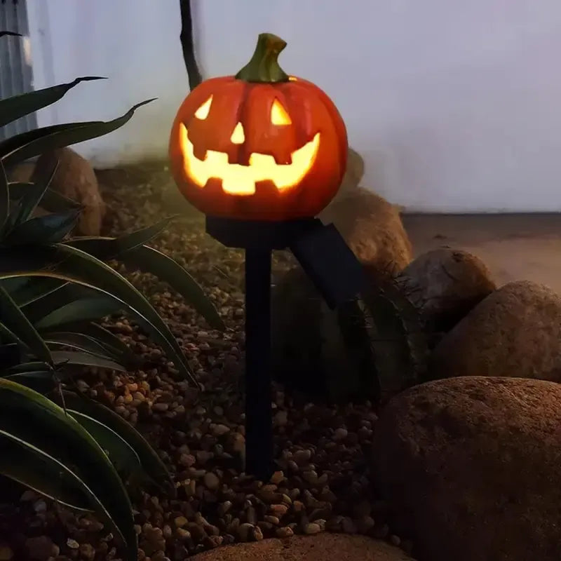 🎃 Light Up Halloween Nights with Solar Pumpkin Pathway Lights!