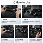 Universal Cordless Car Seat Cooling Fan (For Front or Back Seat Cooling)🌬️🚗