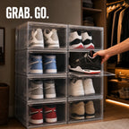 Clear Foldable Shoe Storage Boxes
