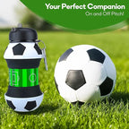 ⚽ Collapsible Soccer Sports Water Bottle
