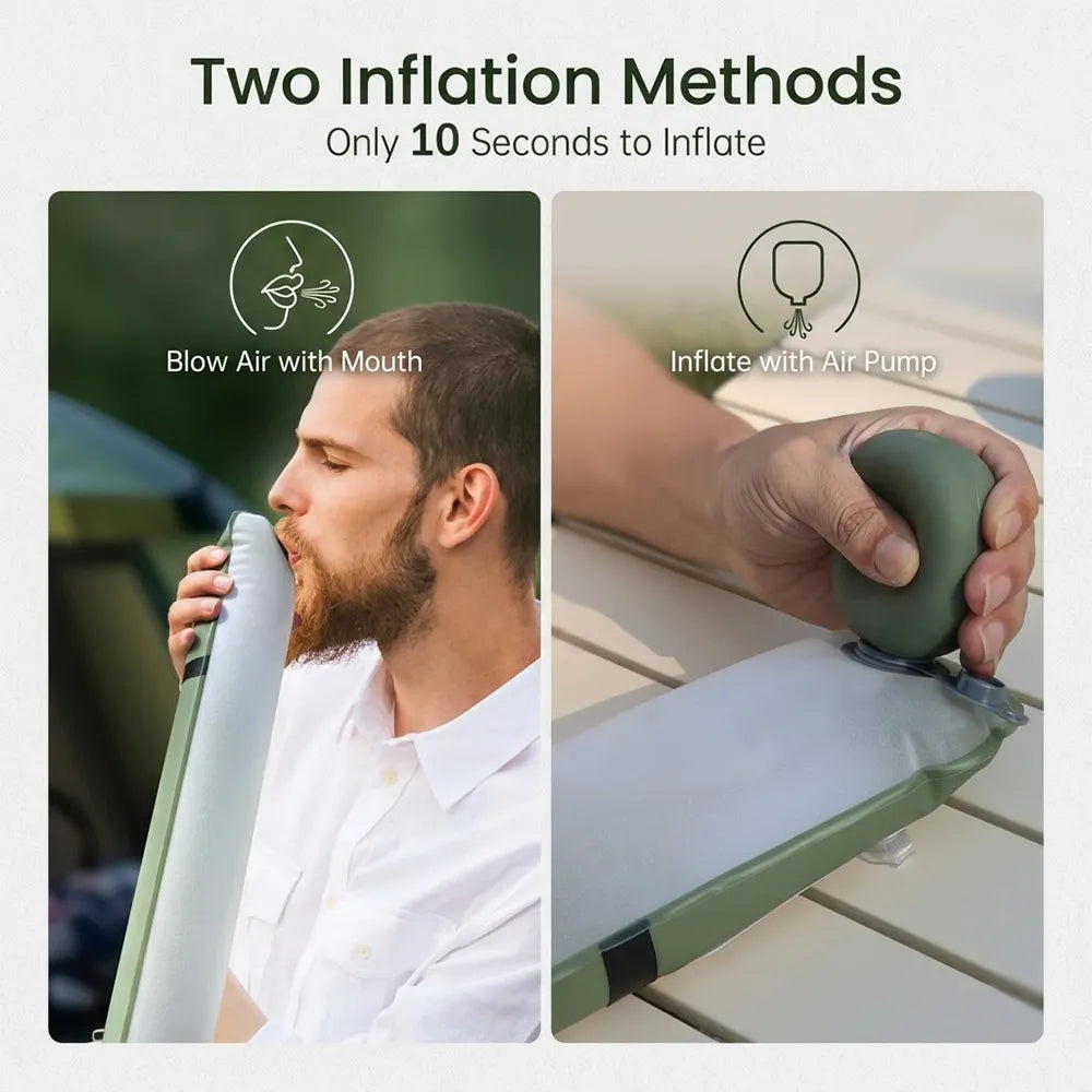 💡 Inflatable Solar Camping Light – 60cm Portable Tent Lantern