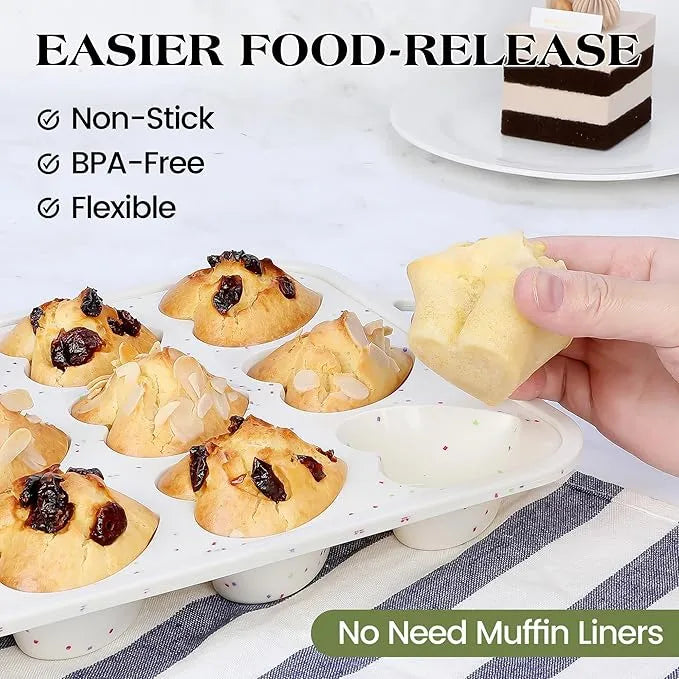 Silicone Deep Cake Mold for Egg-Based Pastries🧁
