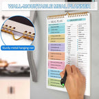 Magnetic Weekly Planner & Shopping List Pad 🧲📝
