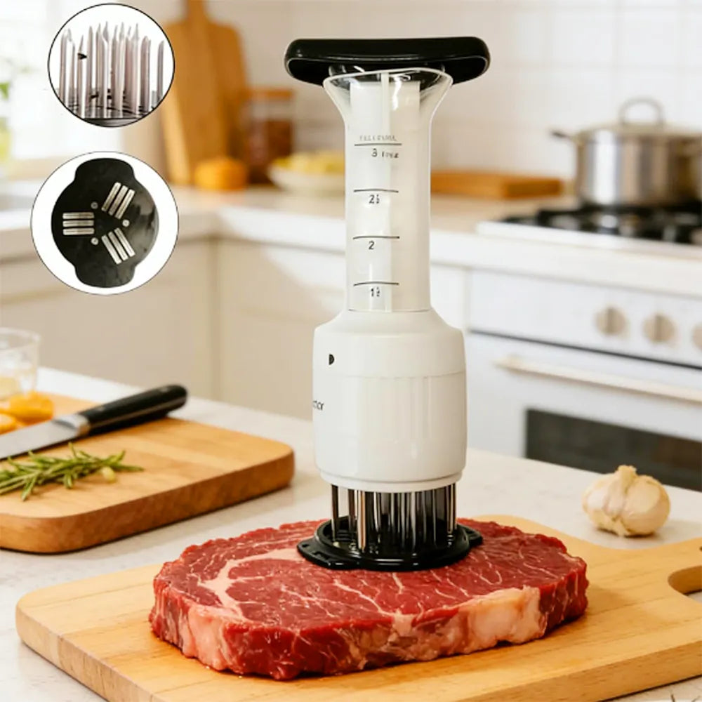 🍖 Meat Tenderizer & Marinade Injector Kit