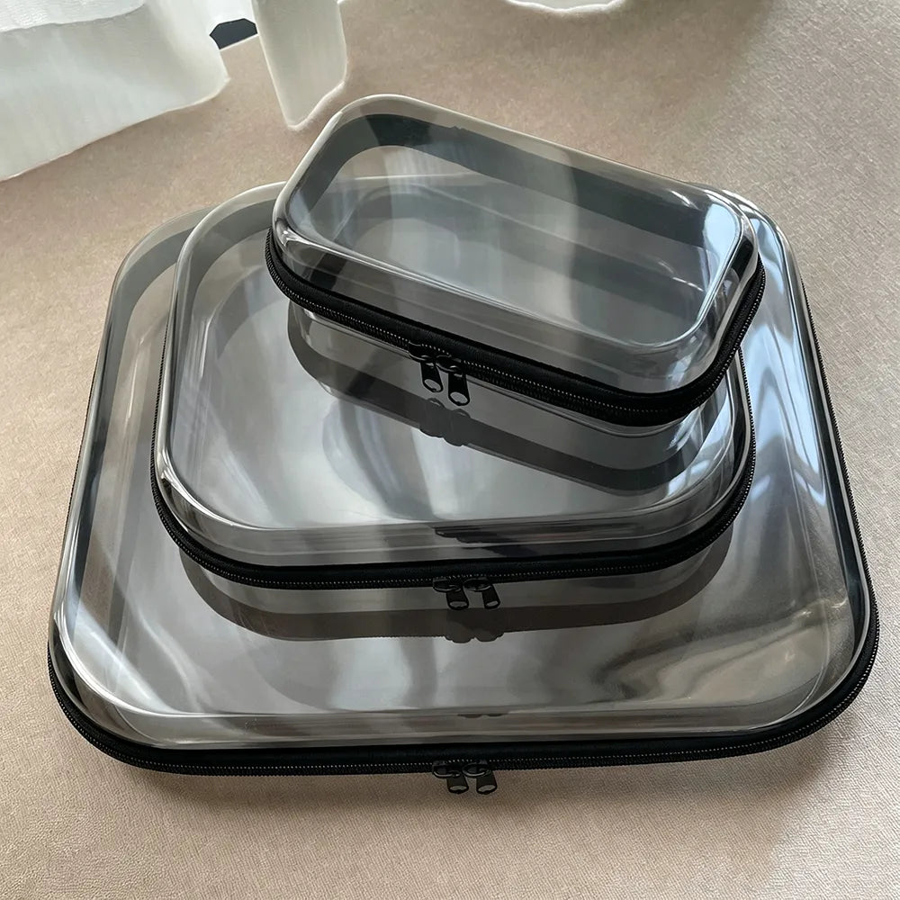 🧳 Clear Zipper Storage Organizer Set – Simple, Practical Everyday Storage