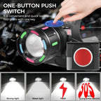🔋 Rechargeable LED Headlamp – Powerful & Waterproof Adjustable Headlamp for All Your Adventures 🌧️