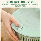 2-in-1 Salad Spinner & Vegetable Slicer Set