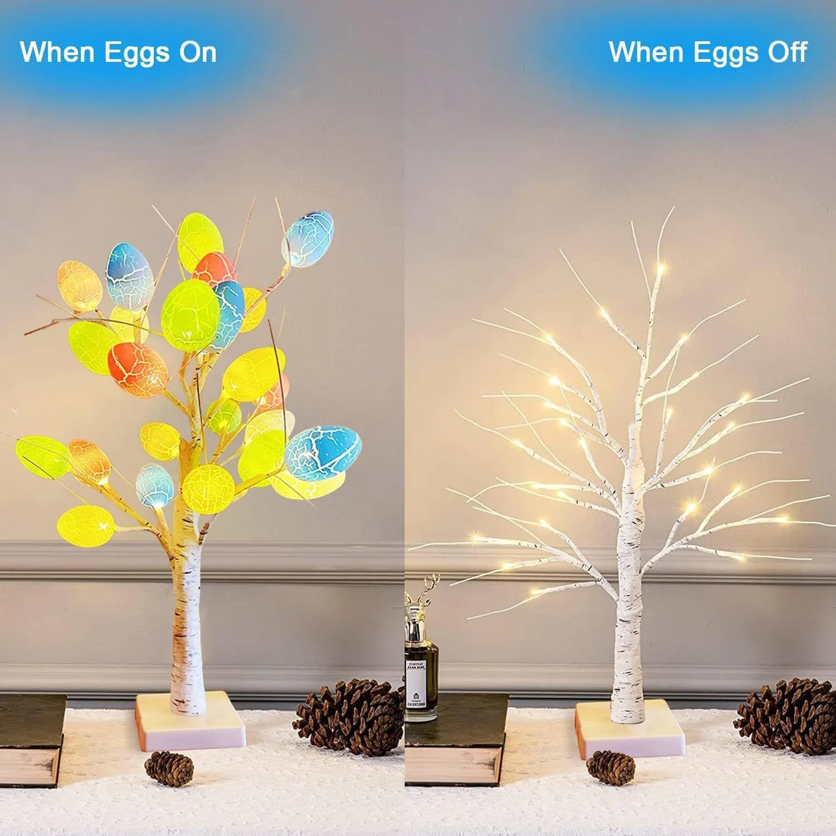 🌸 Lighted Easter Egg Tree