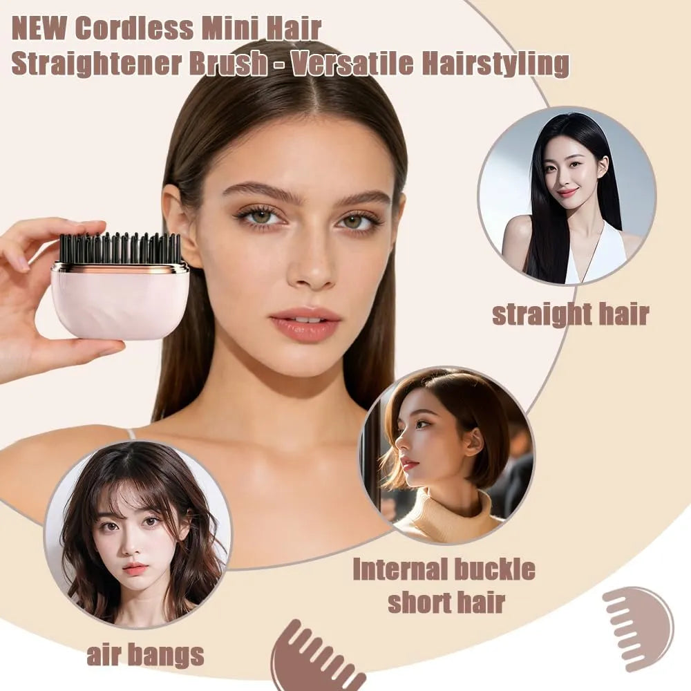 💖 Mini Portable Hair Straightener
