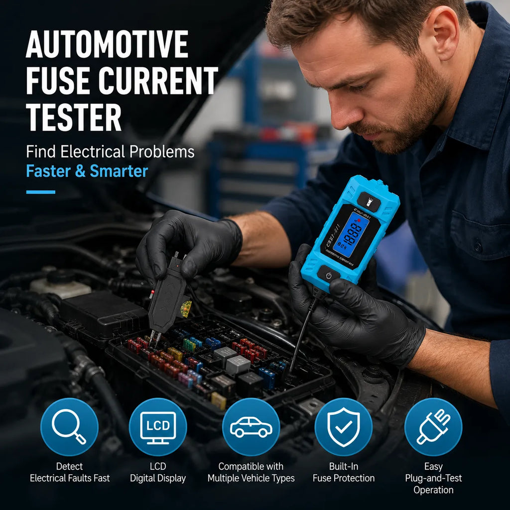 🚗 Automotive Fuse Current Tester