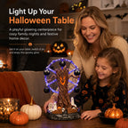 Animated Haunted Tree Ferris Wheel Halloween Tabletop Decoration