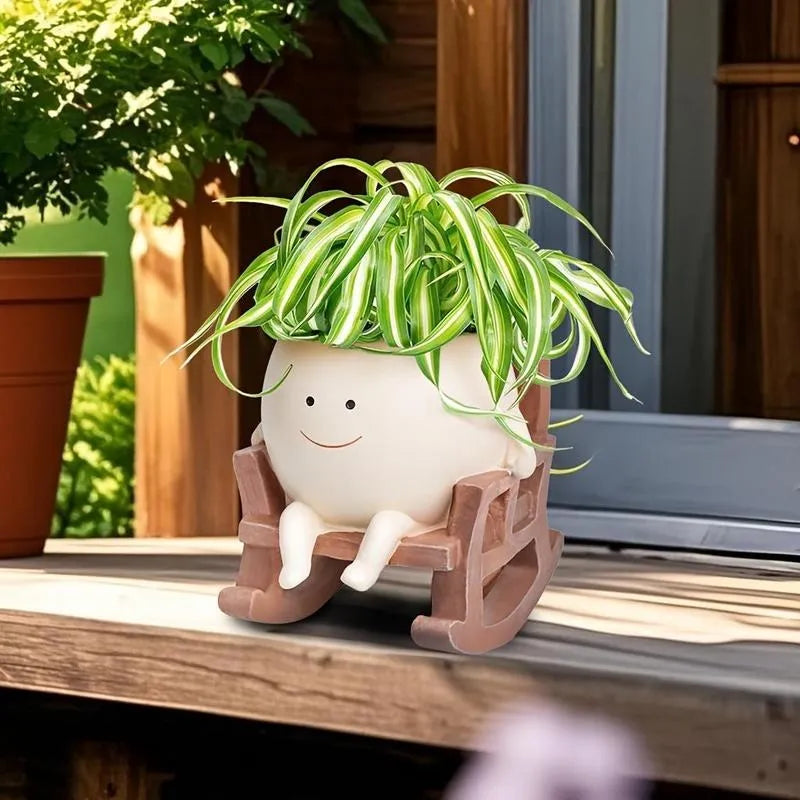 🌼 Smiley Face Planter Pot – Add a Touch of Joy to Your Space