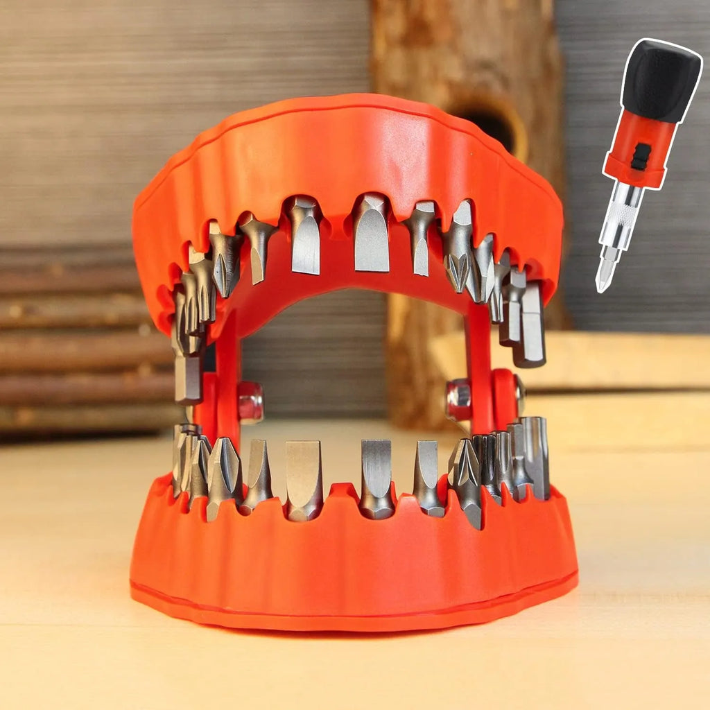 Grab-and-Go Denture Drill Bit Organizer Set