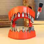 Grab-and-Go Denture Drill Bit Organizer Set