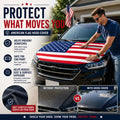 🇺🇸 American Flag Car Hood Cover