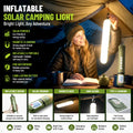 💡 Inflatable Solar Camping Light – 60cm Portable Tent Lantern