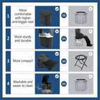🚽 Portable Folding Camping Toilet – Comfortable & Convenient for Travel
