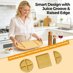 🧀 Bamboo Charcuterie Board Set