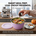 🥗 Stainless Steel Salad Bowl Set – Fresh Meals, Anytime Anywhere