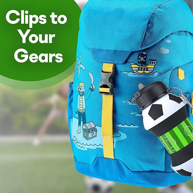 ⚽ Collapsible Soccer Sports Water Bottle