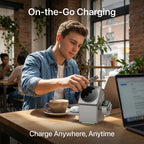 ⚡ 3-in-1 Magnetic Wireless Charging Stand with Night Light