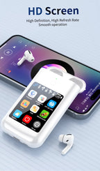 Wireless Earbuds with 2.8" Touchscreen & Power Bank – Music, Power & Entertainment in One