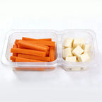 🥨 Double Compartment  Snack Containers with Lids