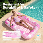 🌊 Inflatable Tanning Pool Lounger Float for Adults