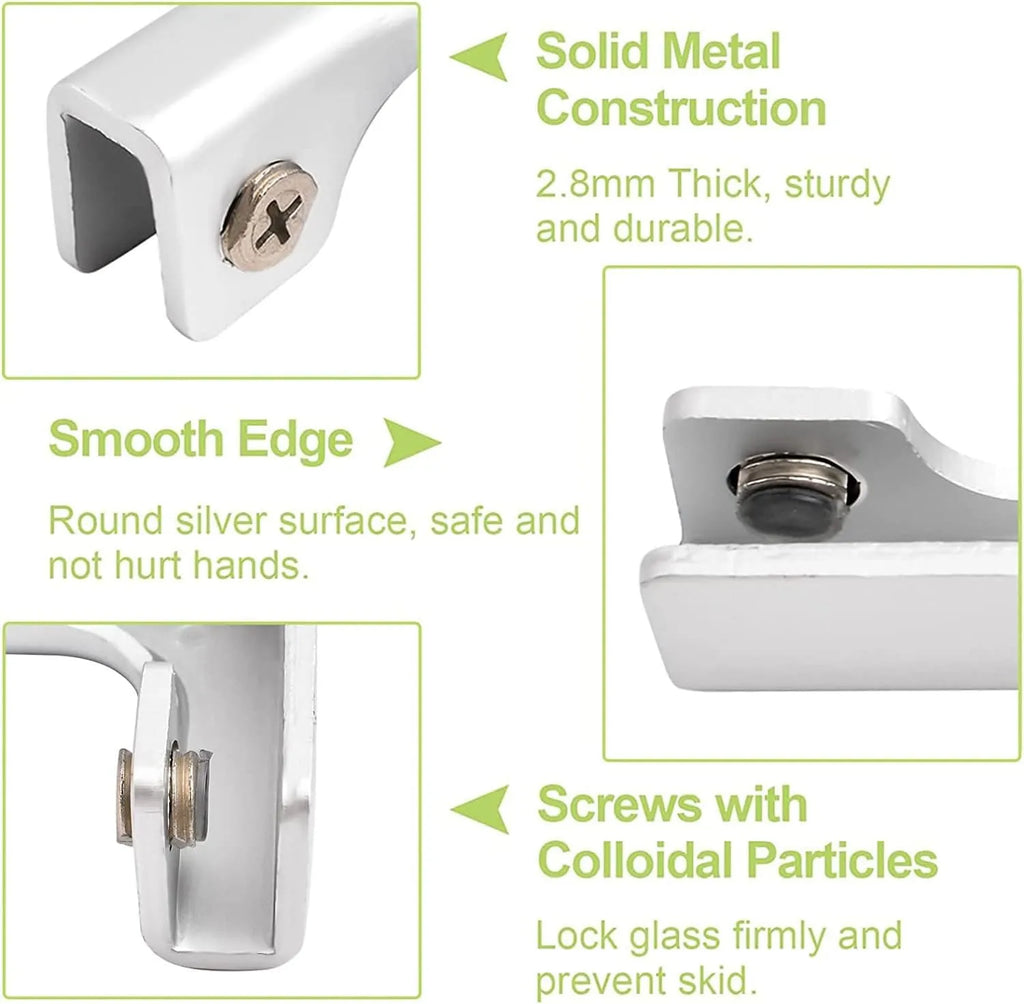 Glass Connector - Rimless Clip Holder