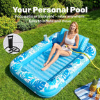 🌊 Inflatable Tanning Pool Lounger Float for Adults