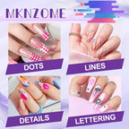 12-Color Nail Art Pen Set