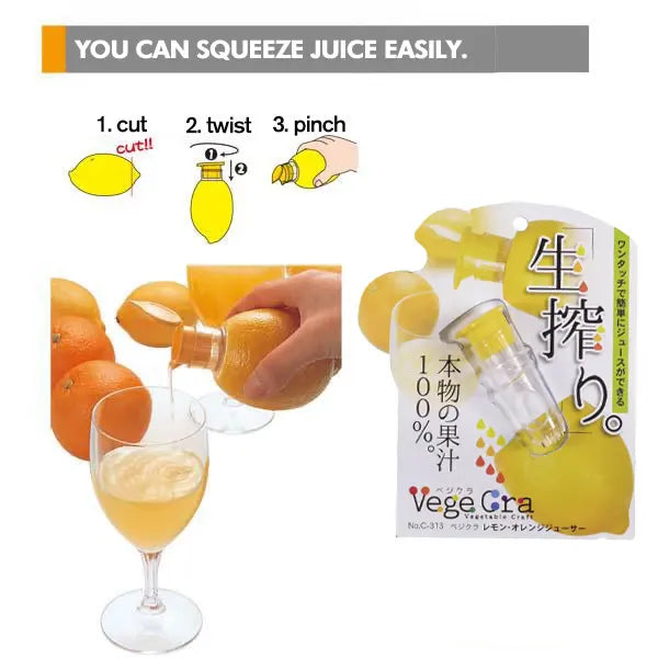 🍋 Citrus Juice Extractor – Fresh Juice with Just One Twist!