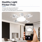 🚁 Drone-Shaped Ceiling Fan Light with Remote Control