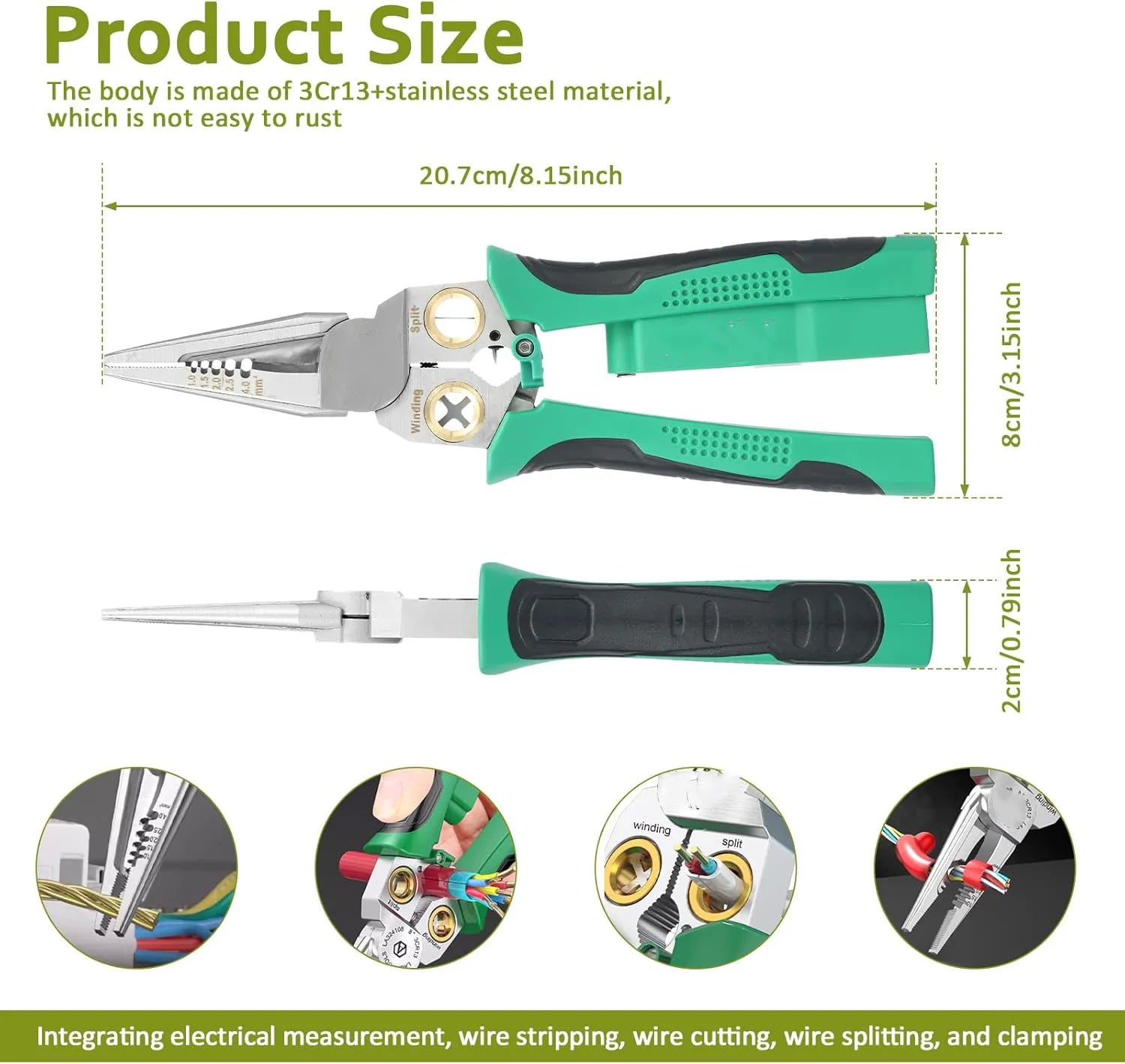 🔧 8-in-1 Wire Stripper