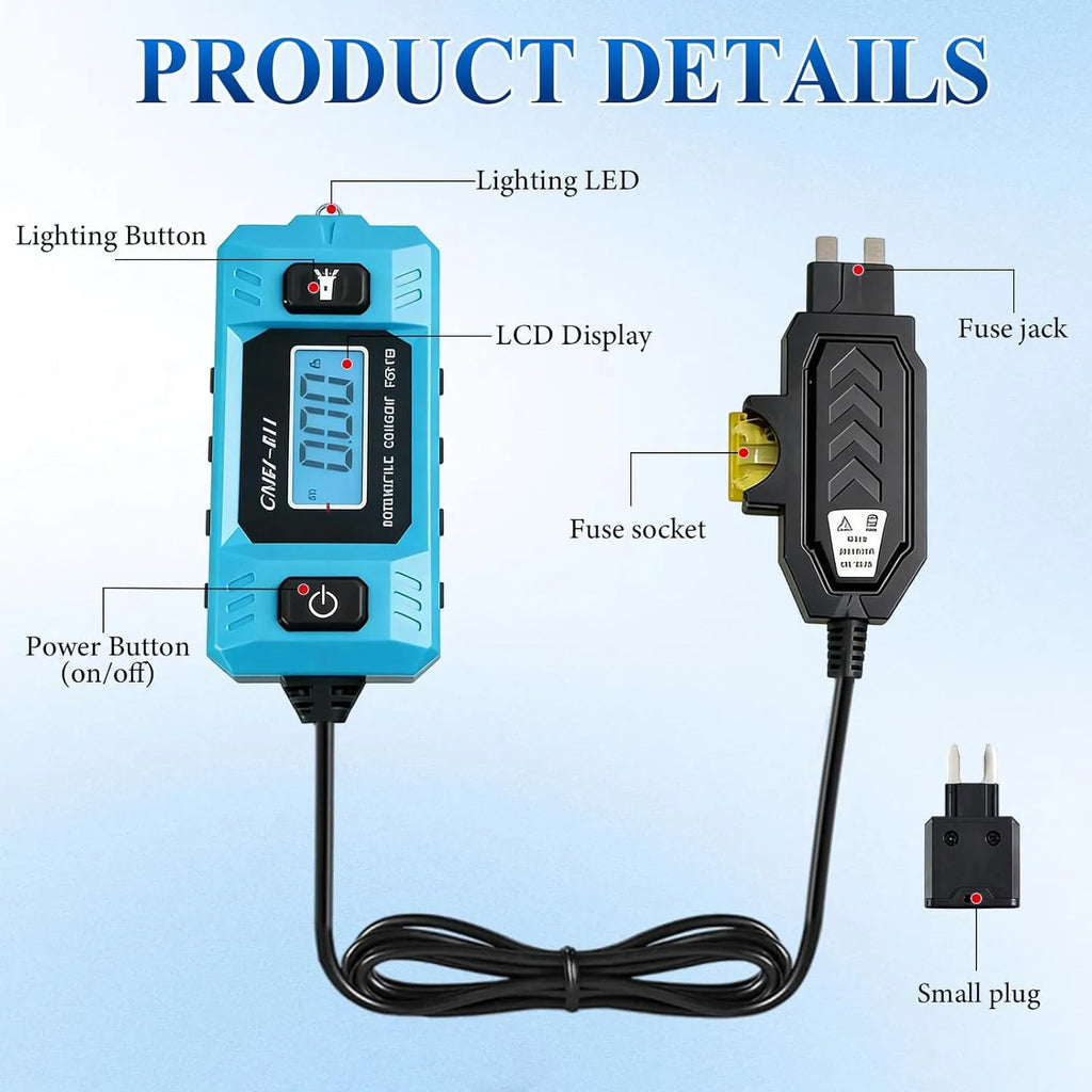🚗 Automotive Fuse Current Tester