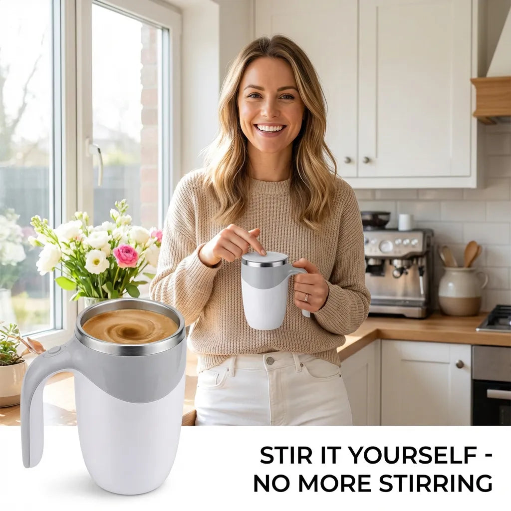☕ Stainless Steel Magnetic Stirring Cup