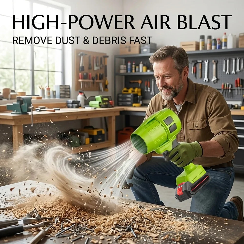 🍃 Adjustable Cordless Handheld Blower