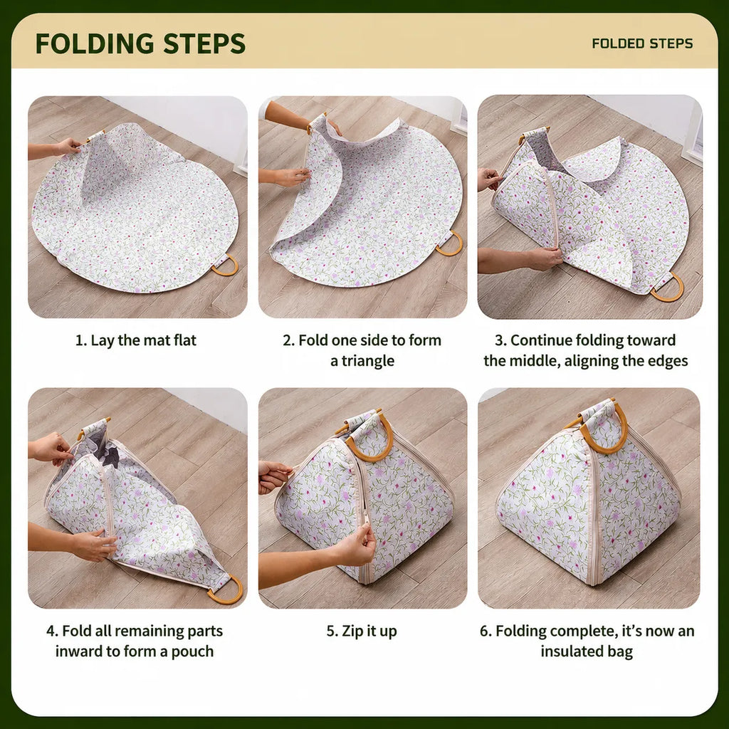 🏕️ Foldable Multi-Functional Picnic Mat & Seat Cushion