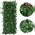 Instant Privacy Expandable Faux Ivy Fence
