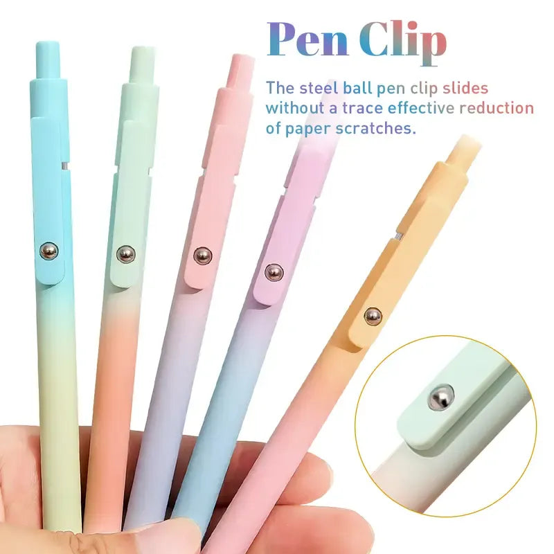 ✨ 5-Piece Retractable Gel Pen Set – Smooth, Quick-Drying, and Elegantly Designed