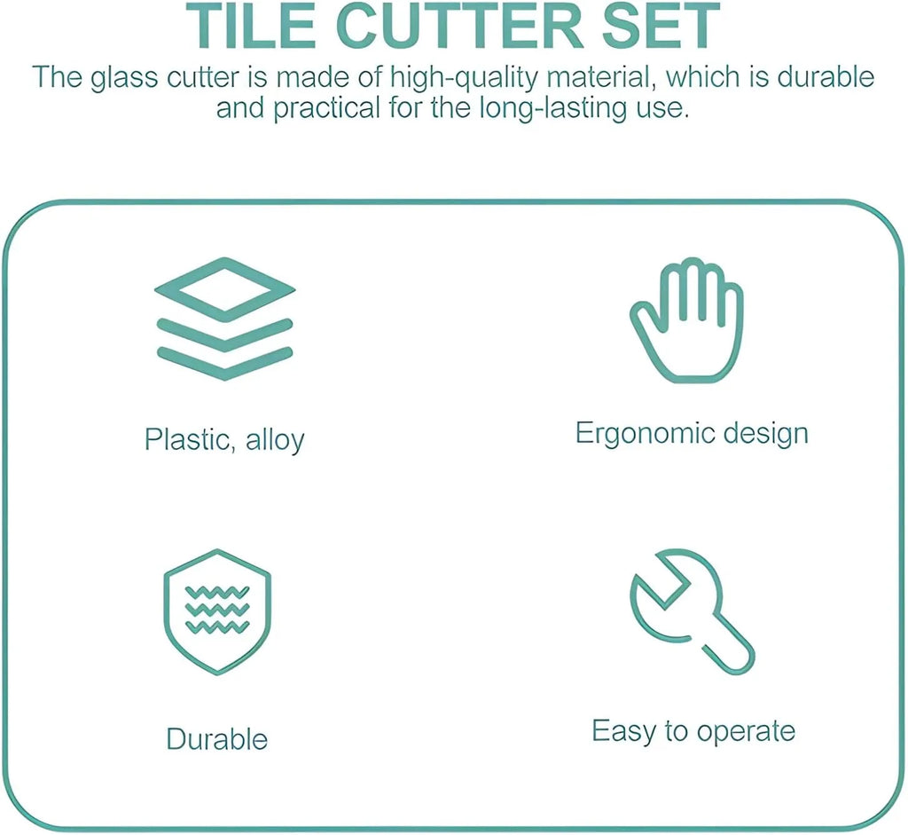 Portable Manual Tile Glass Cutting Tool