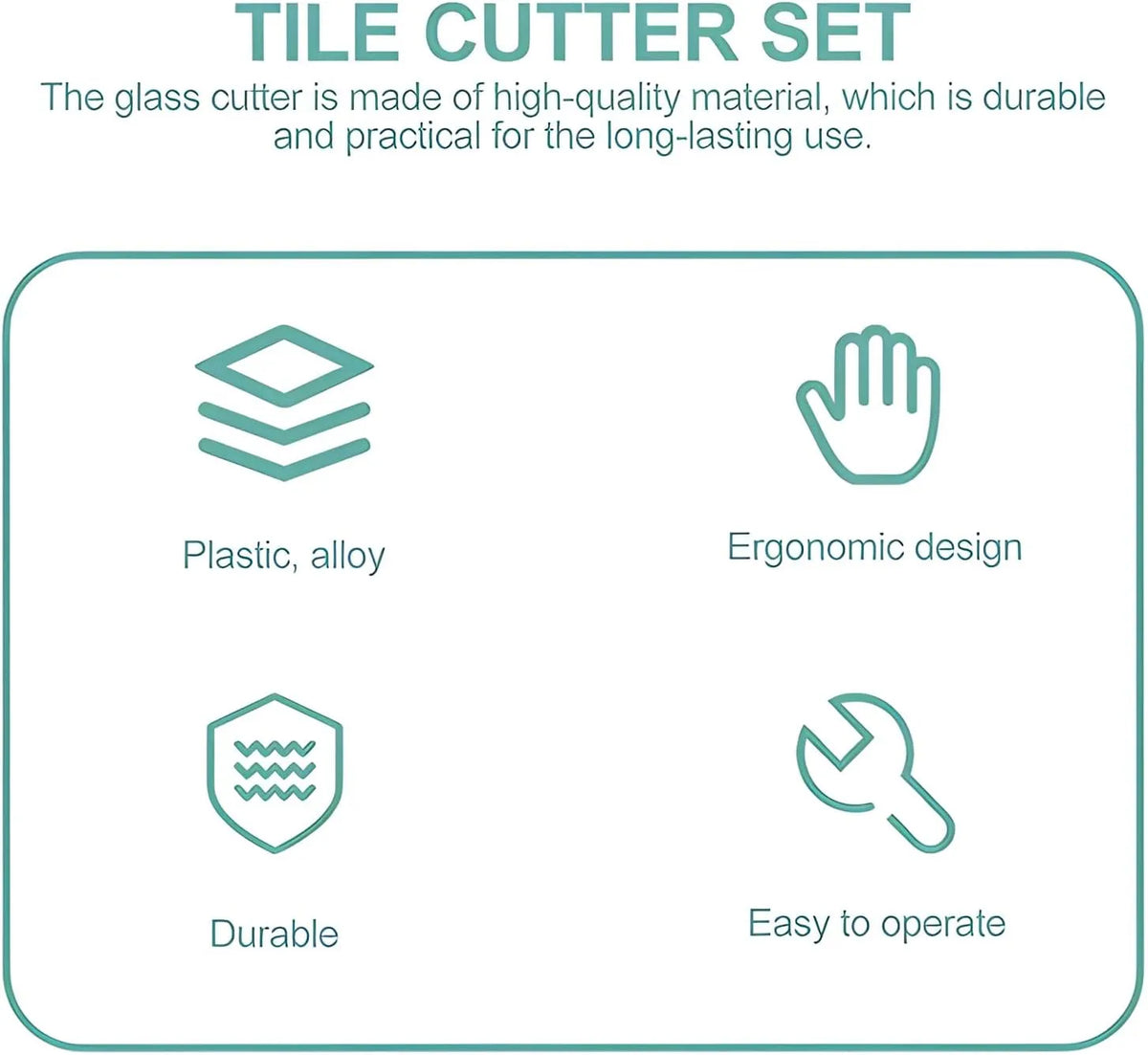 Portable Manual Tile Glass Cutting Tool
